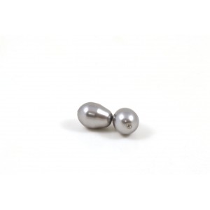 Swarovski perle (5821) goutte poire 11x8mm gris
